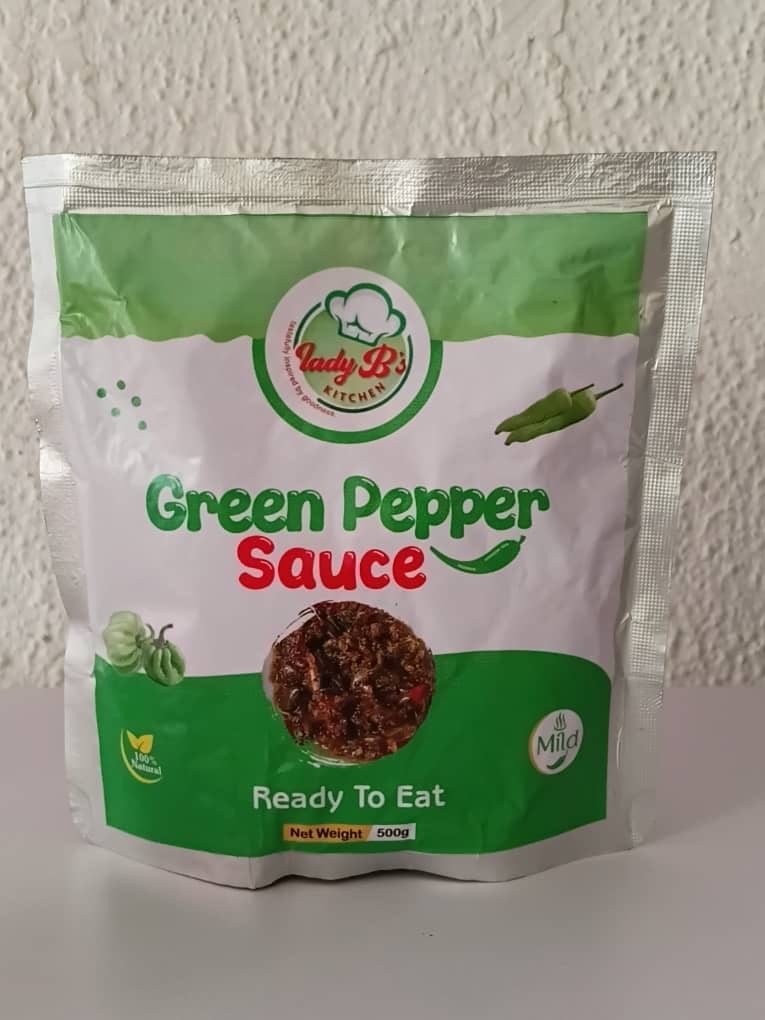 Green Pepper Sauce - Premium Nigerian Food